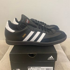 Adidas Samba sneakers Mens NWB Black Gum 11.5